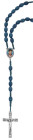 Carlo Acutis Blue Wood Rosary