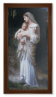 Church Size Divine Innocence Walnut Finish Framed Art