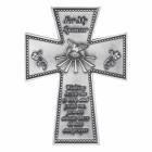Confirmation Sponsor Antiqued Pewter Wall Cross