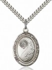 Footprints In The Sand Cross Pendant