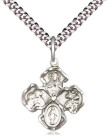 Four Way Scapular Medal 
