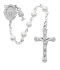 Girls Dangling Chalice Charm First Communion Rosary