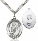 Girl's St. Christopher Softball Medal