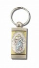 Gold-Plated Sterling Silver Saint Christopher Keyring