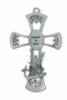 Guardian Angel Pewter Cross - 6“