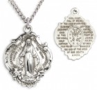 Hail Mary Miraculous Pendant