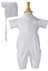 Handsome Vested Gabardine Short Sleeve Coverall