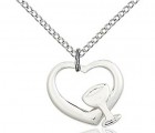 Heart with Chalice Medal