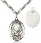 Oval Holy Spirit Guide Us Pendant