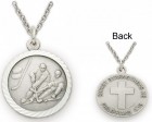 Ice Hockey Sports Medal 3/4 inch with Chain
