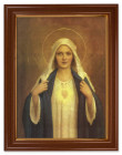 Immaculate Heart of Mary 12x16 Framed Print Artboard