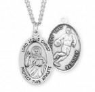 Jesus Protect this Basketball Athlete Medal Boys