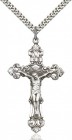 Men's Large Open-Cut Tip Crucifix Pendant