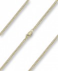 Medium Curb Chain w. Clasp Various Sizes Metals