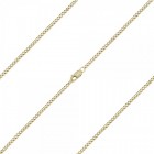 Medium Curb Chain w. Clasp Various Sizes Metals