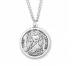 Men's Plain Round St. Michael Medal