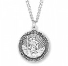 Men's Rays of Light St. Christopher Necklace
