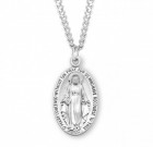Men's Traditional Miraculous Medal Necklace