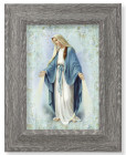 Our Lady of Grace 7x9 Gray Oak Frame