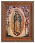 Our Lady of Guadalupe with Angels 6x8 Print Under Glass
