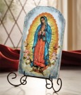 Our Lady of Guadalupe Tile Plaque 8.5“ High