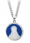 Our Lady of Lourdes Cameo Necklace