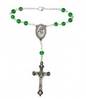 Peridot Auto Rosary - August Birthstone