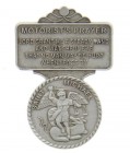 St. Michael Motorist's Prayer Visor Clip, Pewter - 2 1/4“H