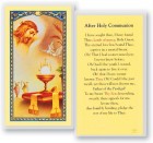 Prayer After Holy Communion Laminated Prayer Card