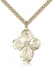 Men's Rounded Edge 4-Way Medal