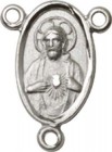 Scapular Sterling Silver Rosary Centerpiece
