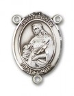 St. Agnes of Rome Rosary Centerpiece Sterling Silver or Pewter