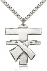 Men's Franciscan Cross Pendant