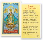 Our Lady of San Juan Laminated Prayer Card