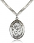 Guardian Angel Basketball Patron Saint Medal