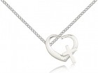 Heart and Cross Pendant