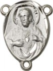 Scapular Sterling Silver Rosary Centerpiece