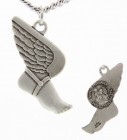 St. Christopher Track Medal Sterling Silver