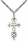 Men's St. Xenia Orthodox Cross Pendant