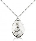 Women's Teardrop Shape Scapular Pendant