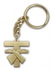 Franciscan Cross Keychain