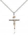 Women's Crucifix Pendant Two-Tone