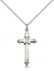 Radial Center Cross Necklace