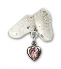 Baby Pin with Pink Miraculous Charm and Baby Boots Pin