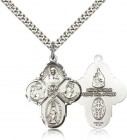 Men's Rounded Edge 4-Way Medal