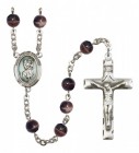 Men's St. Christopher Silver Plated Rosary