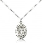 Oval St. Michael Medal