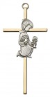 First Communion Girl Cross  6 inch