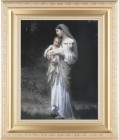 Madonna and Child with Baby Lamb 8x10 Framed Print Under Glass
