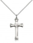 Women's Flared Tip Cross Pendant